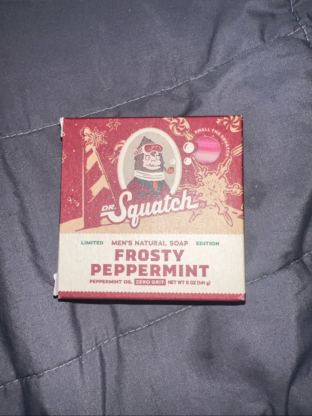 Dr. Squatch Frosty Peppermint Men's Natural Soap